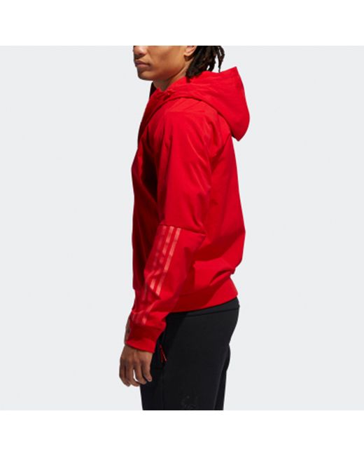 Adidas Red Cny Tt Casual Sports Hooded Jacket for men