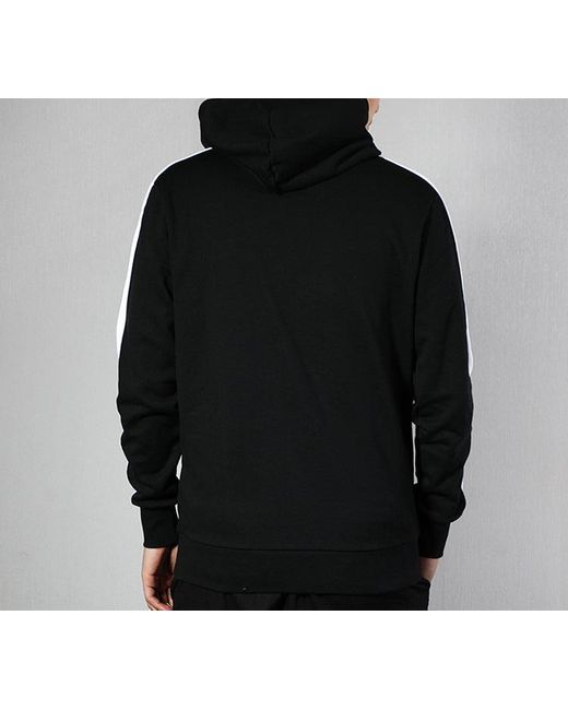 PUMA Black T7 Knittingsports Hooded Fleece for men