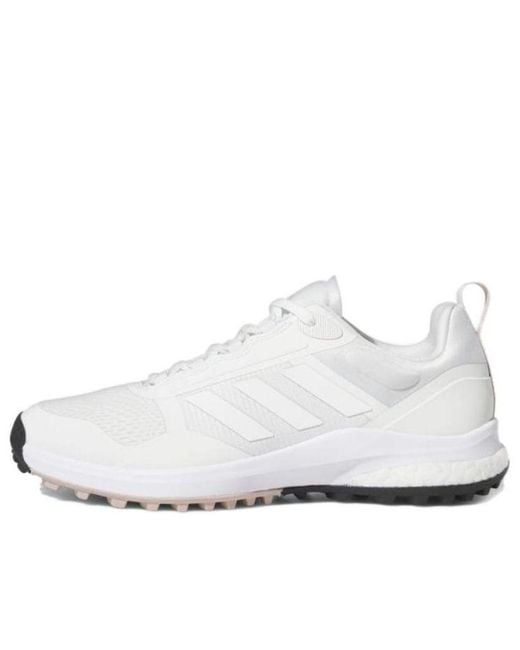 Adidas White (Wmns) Zoysia Spikeless Golf Shoes 'Cloud Wonder Taupe'