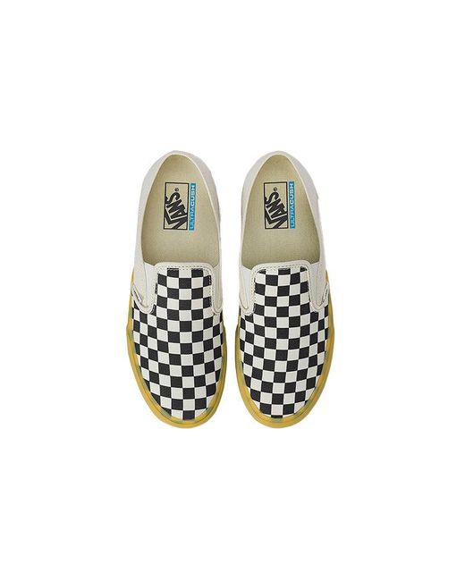 Vans White Slip-On Casual Low Tops Skateboarding Shoes for men
