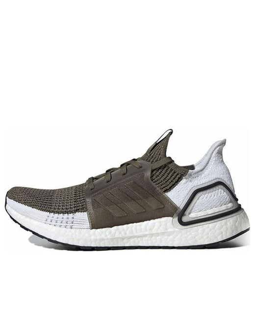 Adidas Brown Ultraboost 19 'Raw Khaki' for men