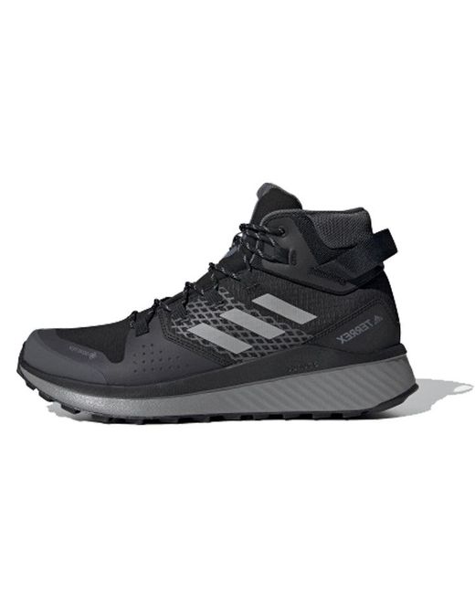 Adidas Black Terrex Folgian Hiker Mid Gtx for men