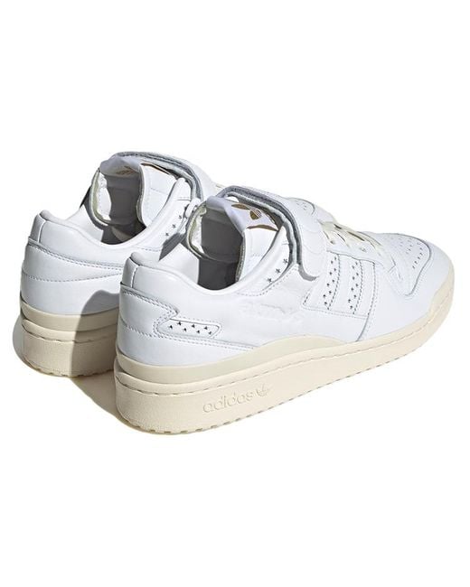 Adidas White Originals Forum X Atoms 84 Low Star Pack 'Cream' for men