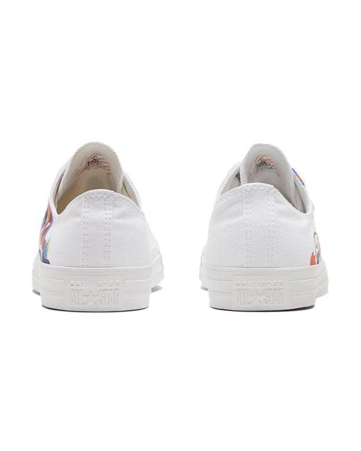 Converse White Chuck Taylor All Star Low 'Pride' for men