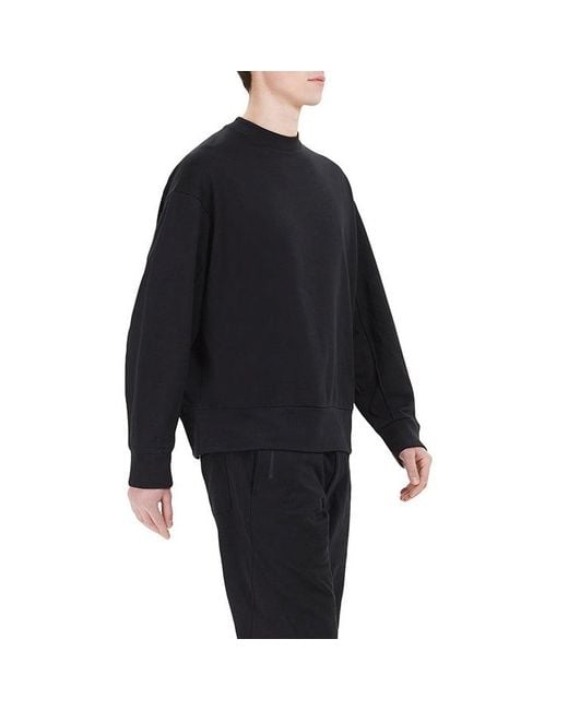 Adidas Blue Y-3 Yohji Yamamoto Back Logo Print Sweatshirt for men