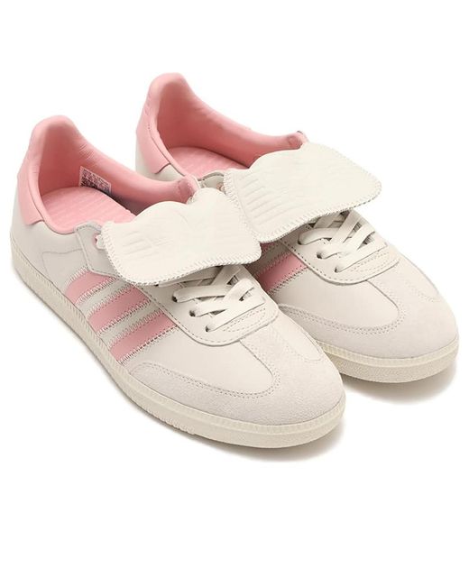 Adidas White X Pharrell Humanrace Samba 'Aluminium' for men
