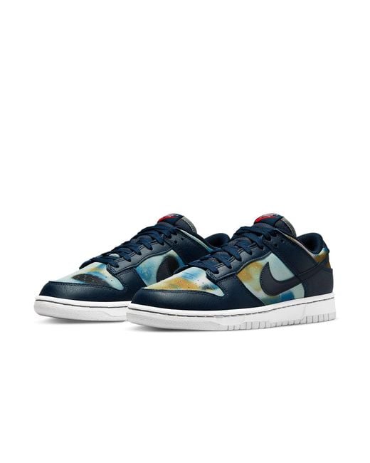 Nike Blue Dunk Low Premium 'Graffiti Pack for men