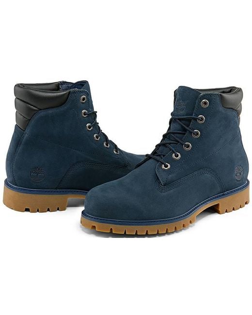 Timberland Blue Alburn 6 Inch Waterproof Boot Nubuck' for men