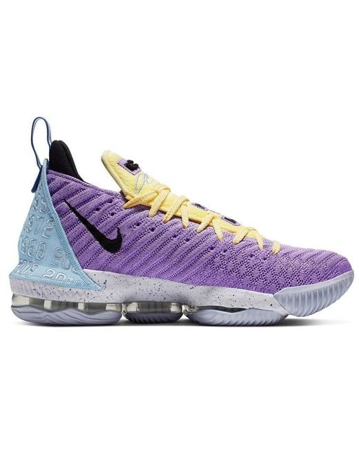 Nike Purple Lebron 16 'Lakers Heritage' for men