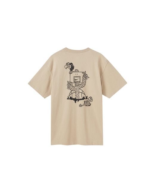 Nike Natural Cartoon Pattern Printing Casual Round Neck Short Sleeve T-Shirt for men