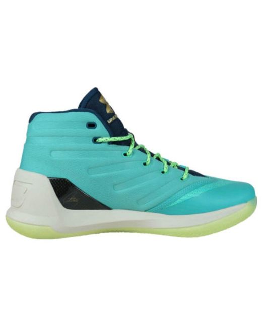 Under Armour Blue Curry 3 'Reign Water' for men