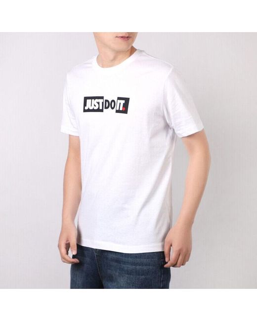 Nike White Sportswear Jdi Short Sleeve for men