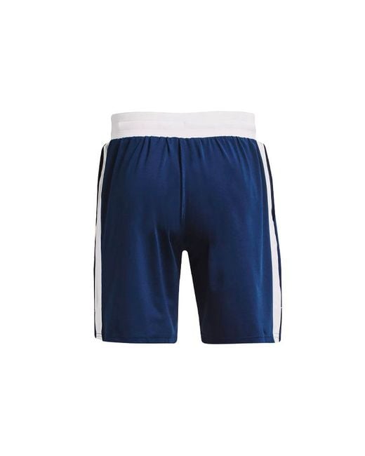Under Armour Blue Project Rock Training Boxing Shorts for men