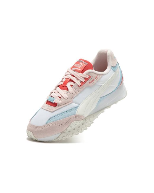 PUMA White Blktop Rider -Frosty' for men