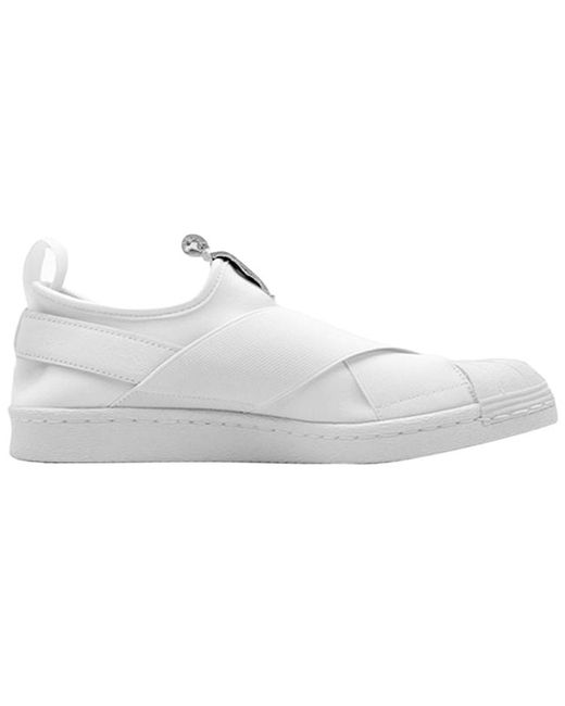 Adidas White (Wmns) Superstar Slip-On