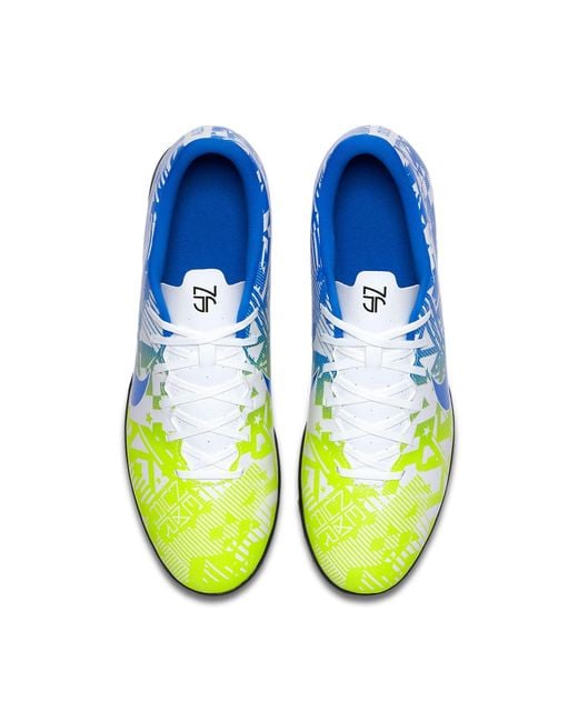 Nike Blue Vapor 13 Club Njr Tf Turf/Volt//Racer for men