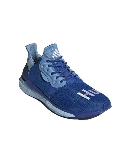 Adidas Blue X Pharrell Solar Hu Glide 'Power' for men