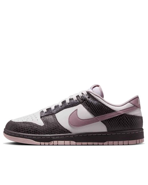 Nike Brown Dunk Low Se 'Snakeskin' Hv6932-299 for men
