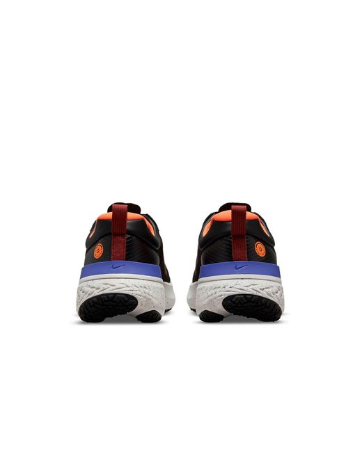 Nike Black React Miler 2 Shield Redstone' for men