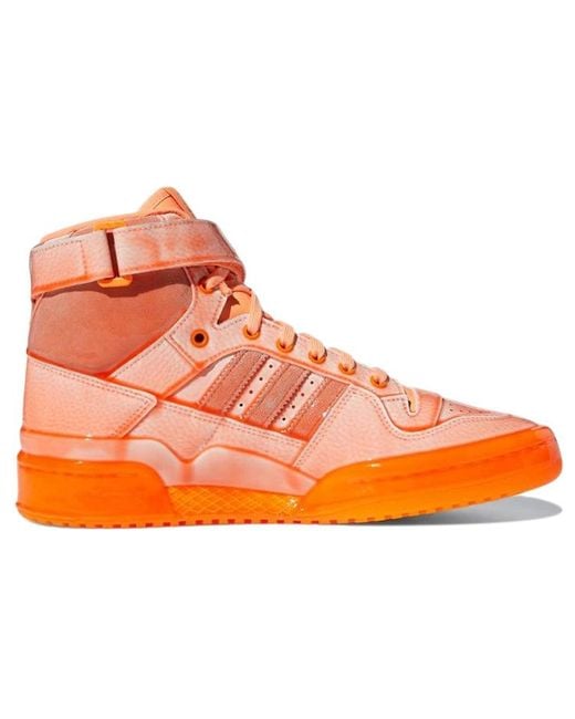 Adidas Orange Jeremy Scott X Forum High 'Dipped for men
