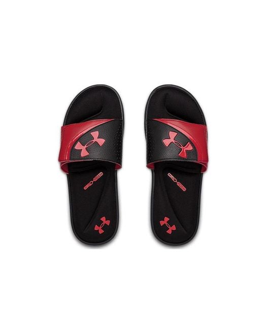 Under Armour Black Ignite 6 Slides for men