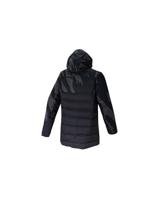 Adidas Blue Real Ssp Dw Jkt Real Madrid Stay Warm Hooded Down Jacket for men