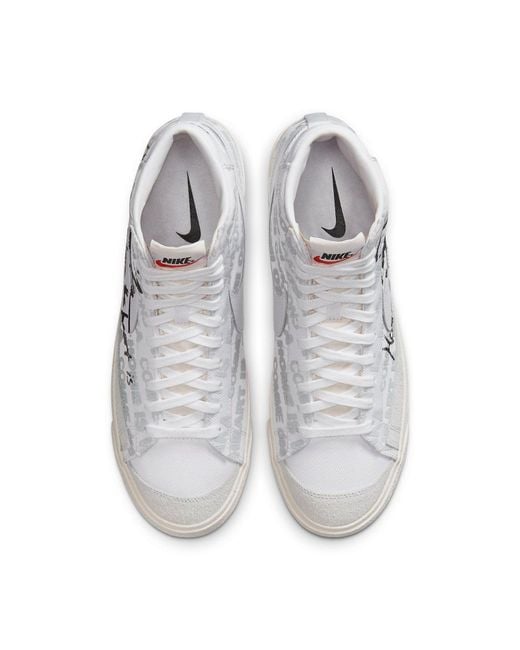 Nike Gray Naomi Osaka X Comme Des Garcons X Blazer Mid '77 'Home Is Where The Heart Is' for men