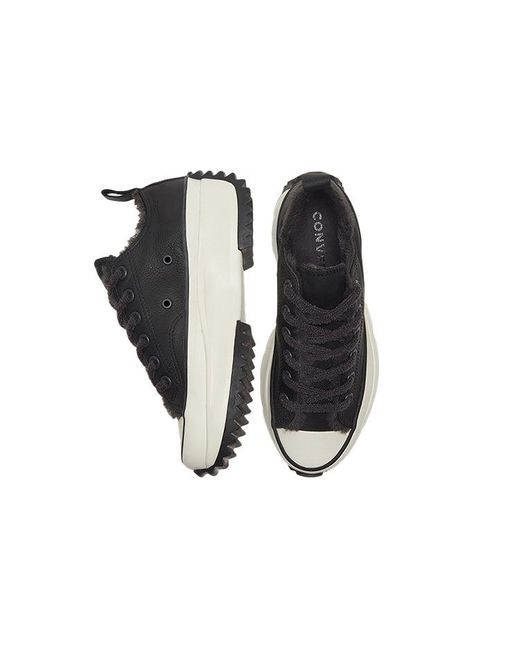 Converse Black Run Star Hike Low 'Cozy Club for men
