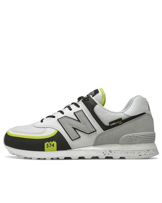 New Balance White 574T Volt' for men