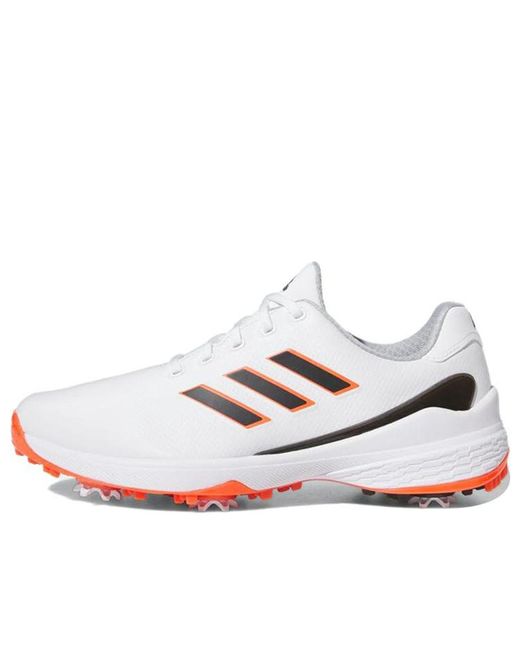 Adidas White Zg23 Golf Shoes Semi Solar' for men