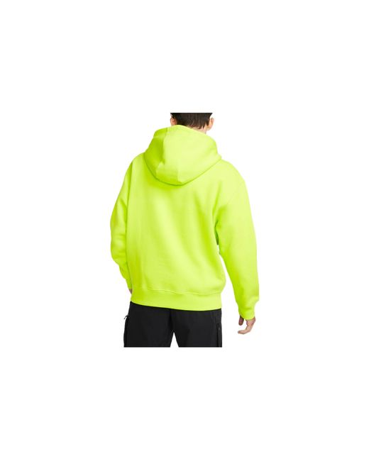 Nike Green Acg Therma-Fit Solid Color Logo Embroidered Hooded Long Sleeves Fluorescent for men