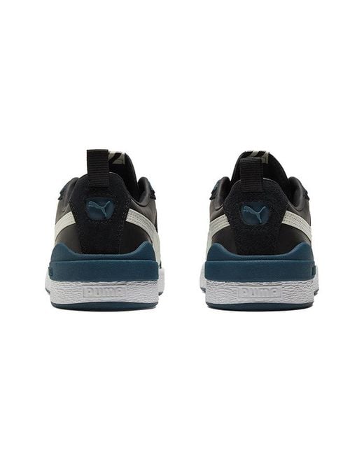 PUMA Black Suede Bloc Sneakers for men