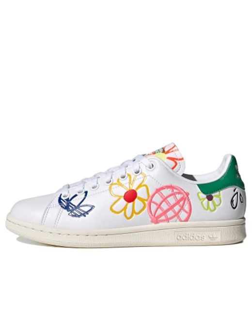 Adidas Blue (Wmns) Stan Smith 'Large Doodles'