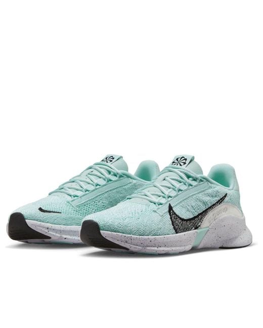 Nike Blue (Wmns) Superrep Go 3 Flyknit Next Nature 'Jade Ice'