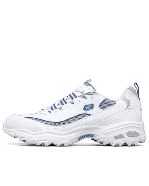 Skechers White D Lites 1.0 for men