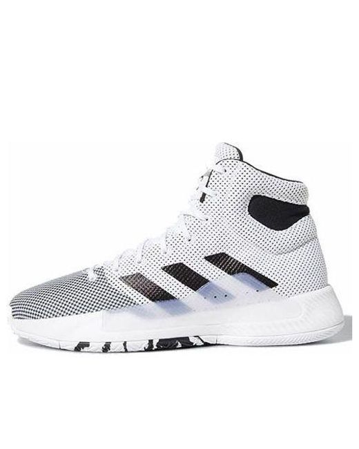 Adidas White Pro Bounce Madness 2019 'Cloud' for men