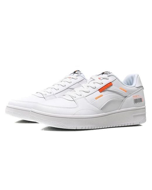 Li-ning White No.258 Classic Leisure Low for men