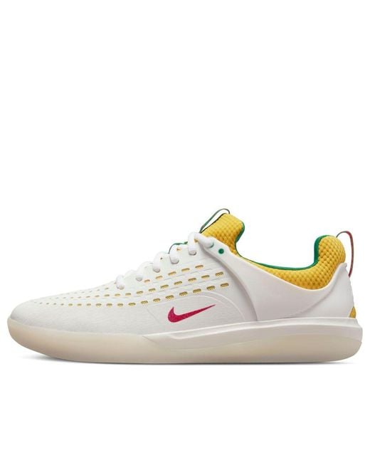 Nike White Nyjah 3 Premium Sb 'Rastafarian' for men