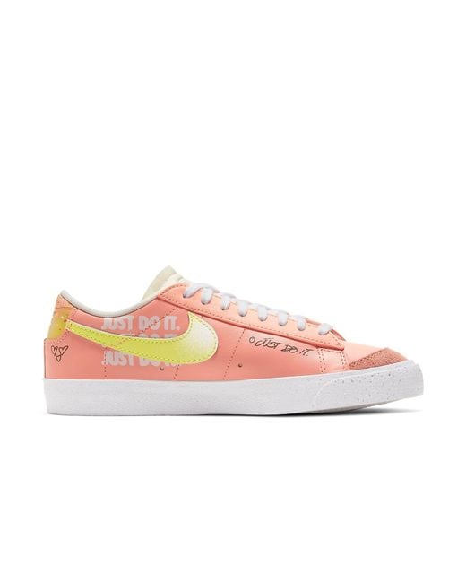 Nike Pink (Wmns) Blazer Low '77 Doodle Yuanyang Swoosh For