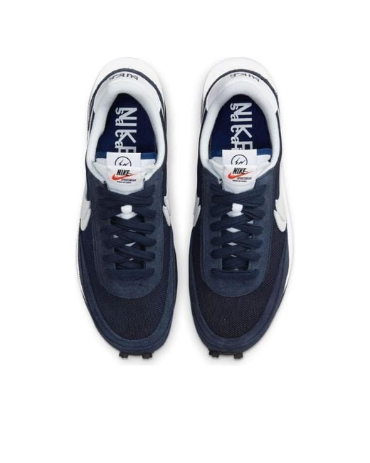 Nike Blue X Sacai X Fragment Design Ldv Waffle 'Blackened' for men
