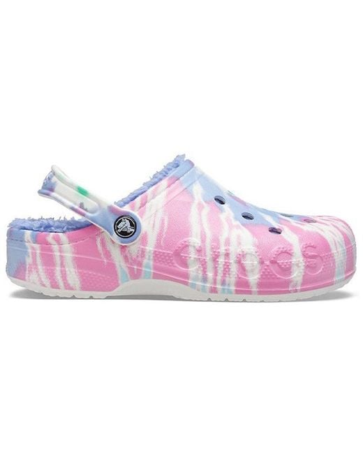 CROCSTM Purple Classic Clog Tie Dye Printing Slippers for men