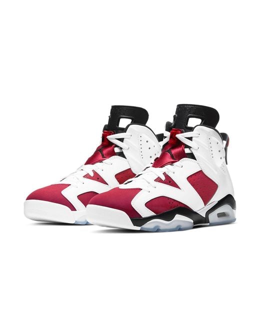 Nike White 6 Retro Og 'Carmine' 2021 for men
