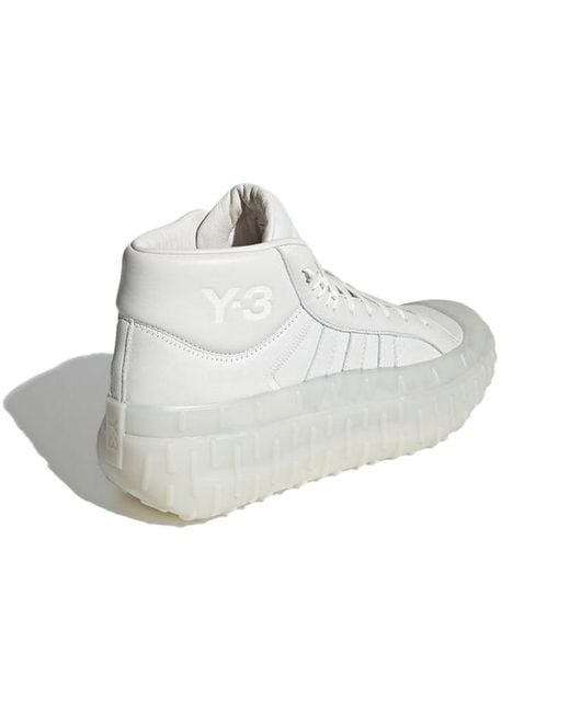 Adidas White Y3 Gr.1P High 'Non Dyed' for men