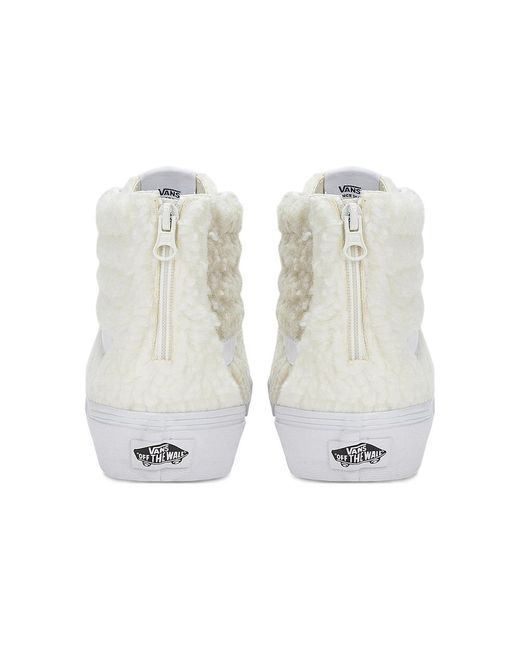 Vans White Sk8-Hi for men