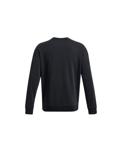Under Armour Black Curry Splash Crew Sweatshirt for men