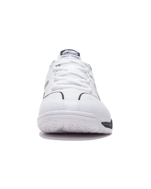 Li-ning White Double Shadow Table Tennis Shoes 'Standard' for men