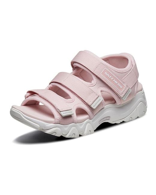 Skechers Pink (Wmns) D Lites 2.0 Sandals