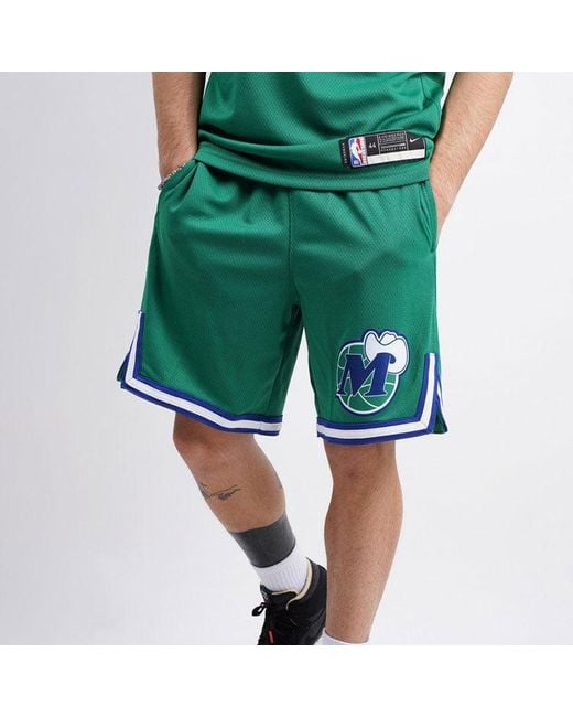 Nike Green Dal Dallas Mavericks Hwc Edition Swingman Shorts for men