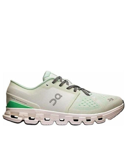 On Shoes White (Wmns) Cloud X 4 'Aloe Honeydew'