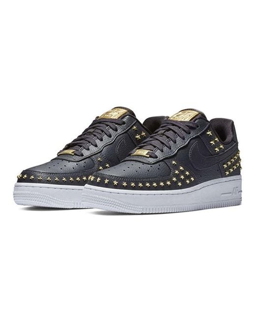 Nike Black (Wmns) Air Force 1 Low 'Star-Studded'